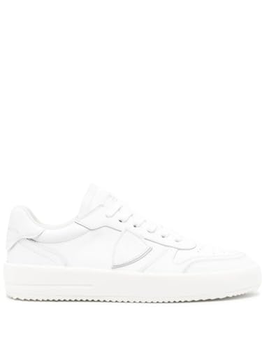 Philippe Model Sneaker NICE LOW, smooth leather, white, women's sale